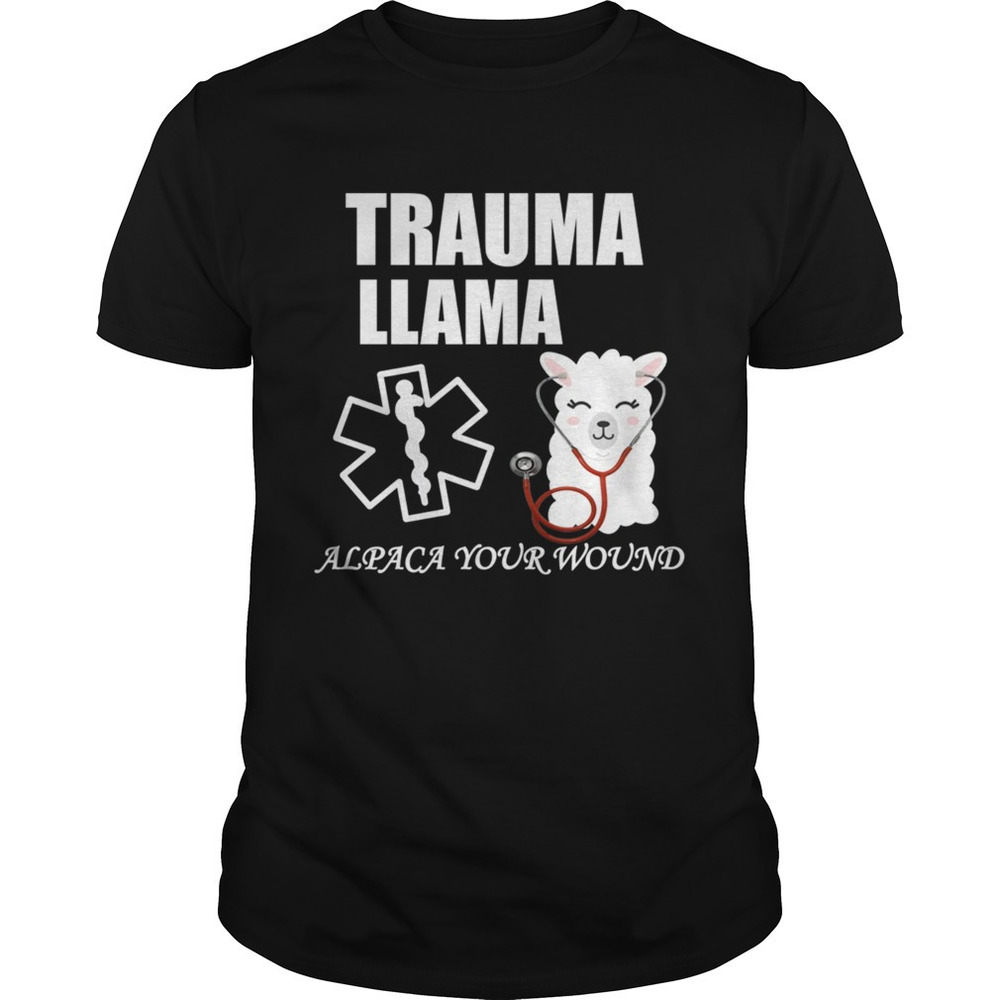 Ministry Of Trauma Llama Alpaca Your Wound Llama Lover Tshirt